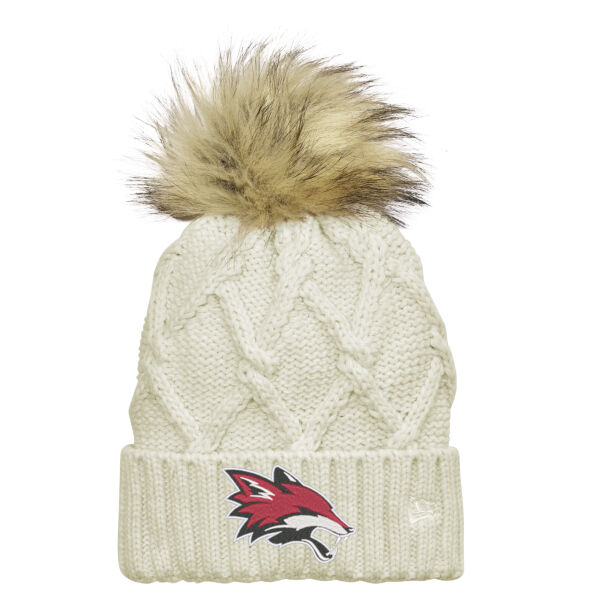 Faux Fur Pom Beanie Thumbnail